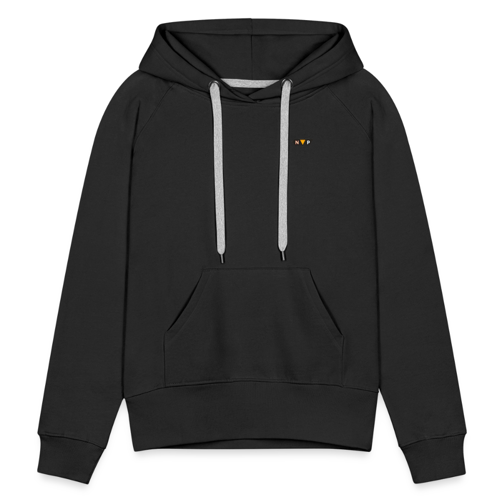 Dames Premium Hoodie - black