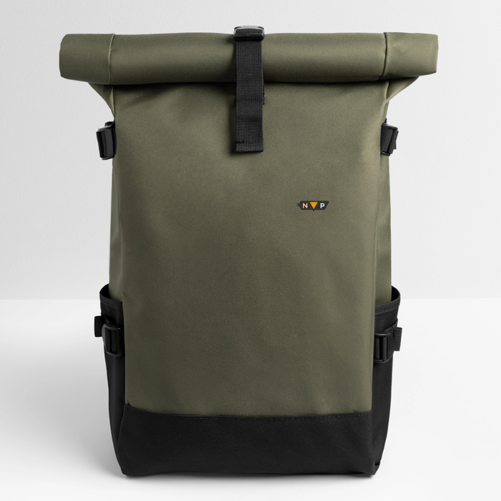 Rains - Sac à Dos Rolltop Large W3 - Vert kaki clair Rains - Sac à Dos Rolltop Large W3 - Vert kaki clair