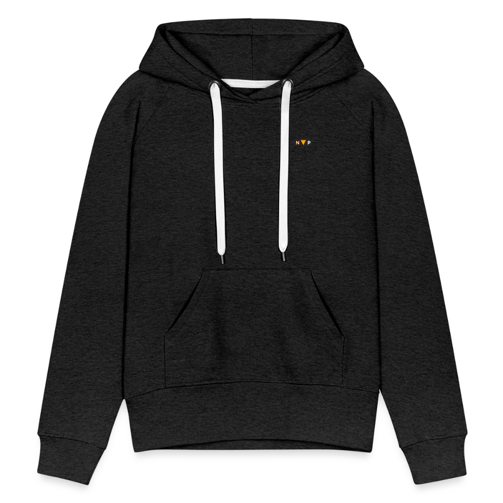 Dames Premium Hoodie - charcoal grey