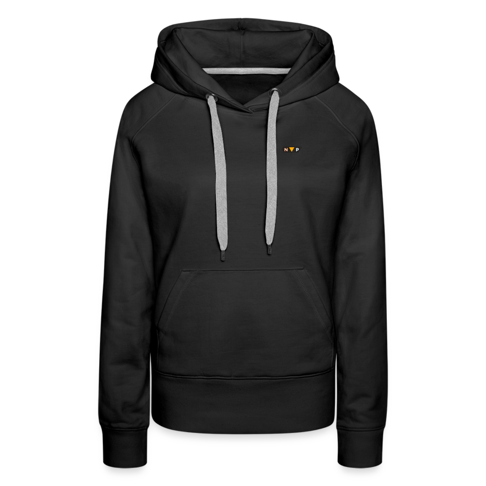 Dames Premium Hoodie - black