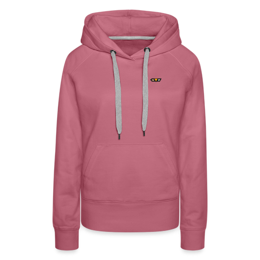 Dames Premium Hoodie - mauve