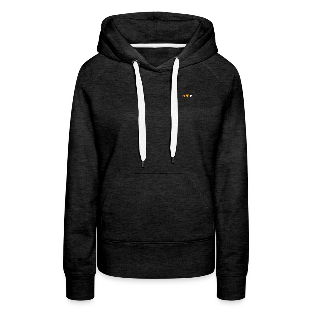 Dames Premium Hoodie - charcoal grey