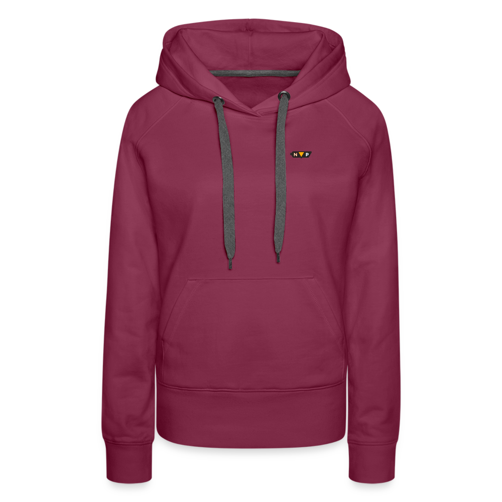 Dames Premium Hoodie - bordeaux